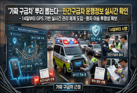 '가짜 구급차' 뿌리 뽑는다…민간구급차 운행정보 실시간 확인