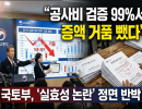 “공사비 검증 99%서 증액 거품 뺐다”… 국토부, ‘실효성 논란’ 정면 반박