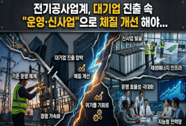 전기공사업계, 대기업 진출 속 '운영·신사업'으로 체질 개선 해야...